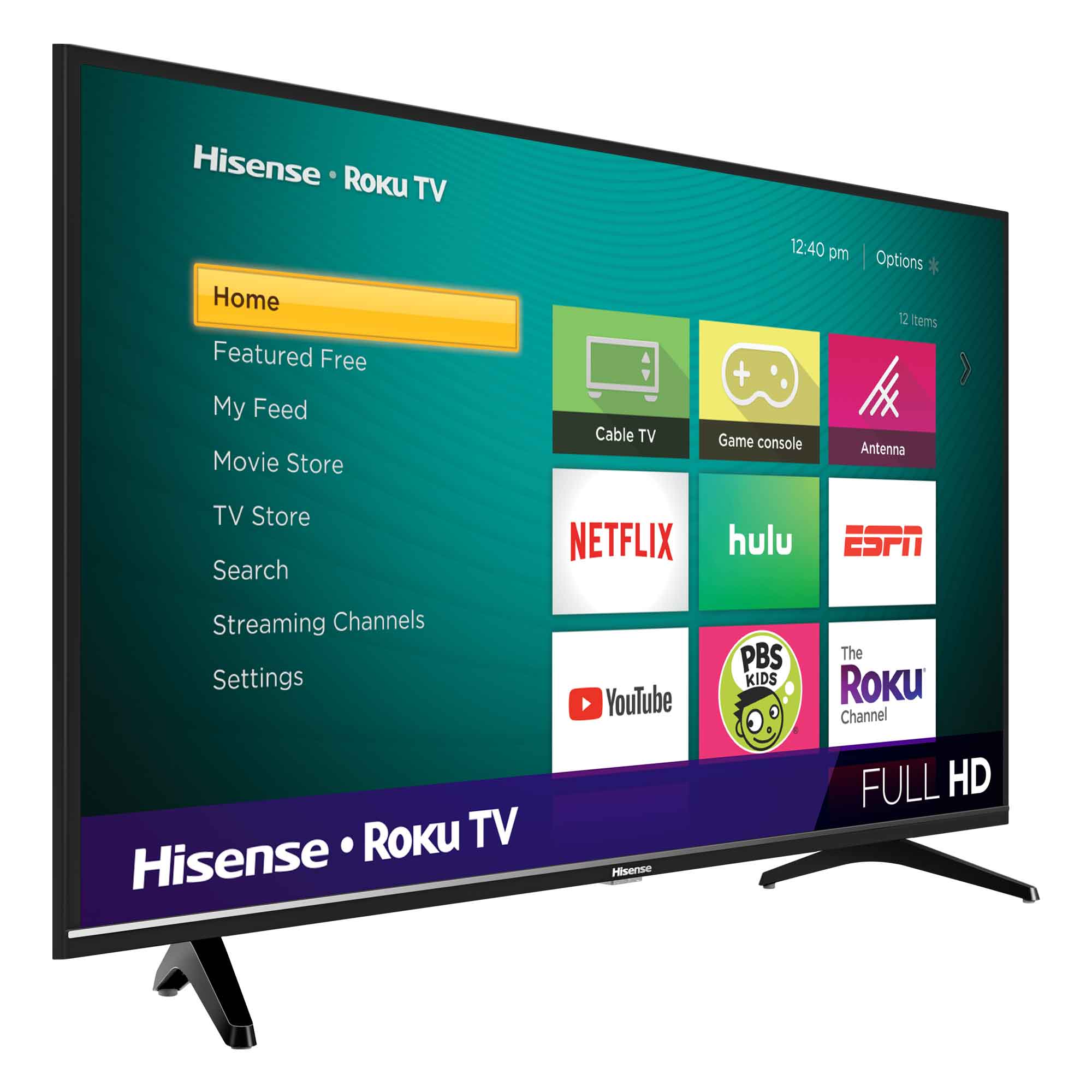 Hisense 43" Smart Digital TV (Internet Apps of Netflix, YouTube)