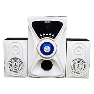 Ailipu SP-2286DC – (2.1) Hi-Fi New Model Multimedia Speaker/Woofer Box System With USB And Bluetooth – White, Black