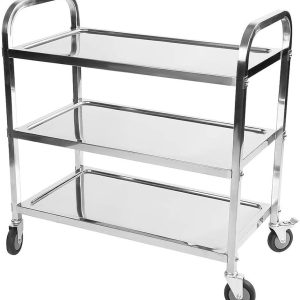 3 Tiers Assembled Dining Cart