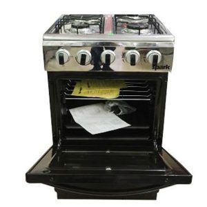 Spark 50*50 3 Gas Burners +1 Electric Hot Plate P5031E-B - Black