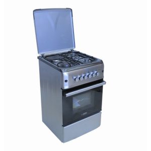 Blueflame Cooker 50x55cm 3 Gas + 1 Electric Electric Oven - Inox