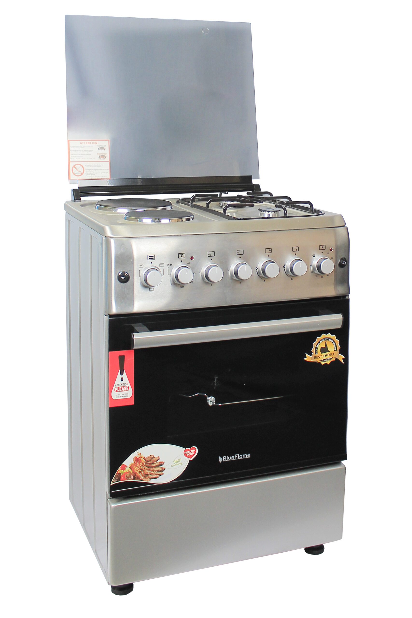 Blue flame 60x60 gas and electric cooker