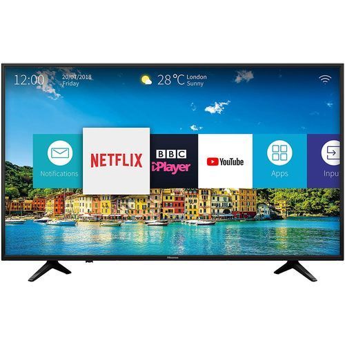 Hisense 50 Inch 4K Ultra HD Smart TV with built-in WIFI - Black