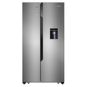 Hisense 670L Side by Side Inox Fridge With Dispenser
