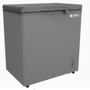 spj 210Litres chest freezer silver