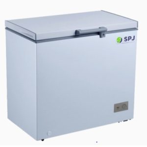 spj 295Litres chest freezer silver