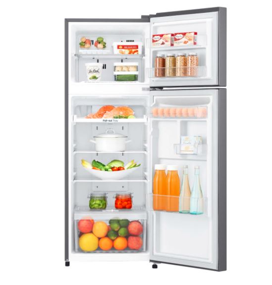 LG 225L Top Freezer Double Door Refrigerator GN-B222SQBB - Image 2