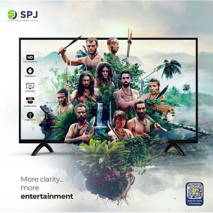 SPJ 43 Inch Full HD Android Smart Tv With Built-In WIFI - Image 2