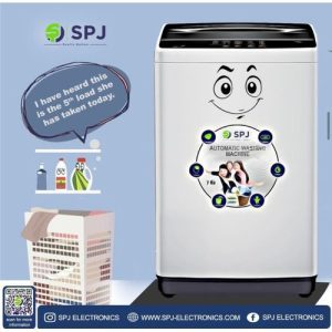 SPJ 7Kg Top Loader Washing Machine - Silver