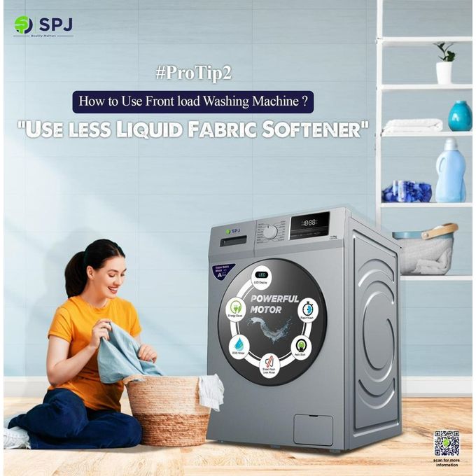 SPJ 7Kg Front Load Automatic Washing Machine - Image 4