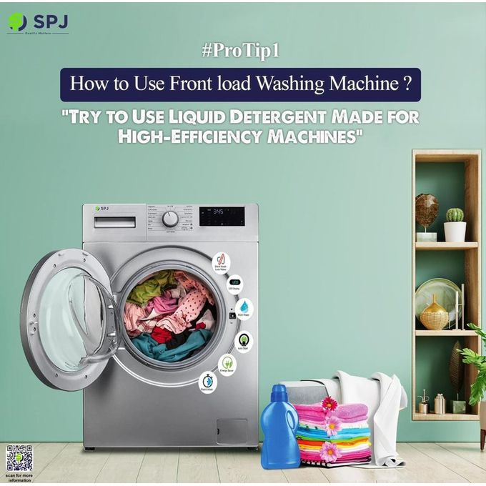 SPJ 7Kg Front Load Automatic Washing Machine - Image 5