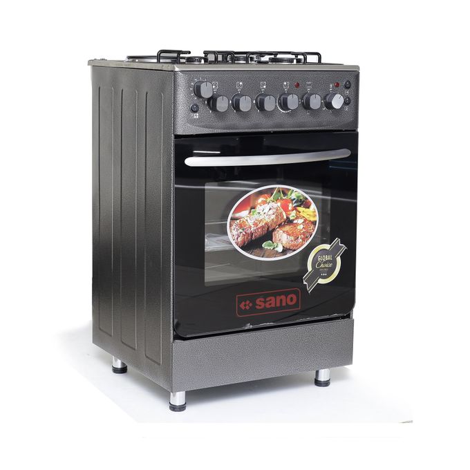 Sano 3 Gas & 1 Electric Cooker With Rotisserie 55X55cm – Black - Image 5