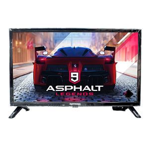 Sayona 24" Flat TV with Inbuilt Digital Decoder, HDMI input - Black