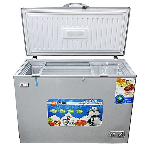 Sayona 400L Chest Freezer - Silver