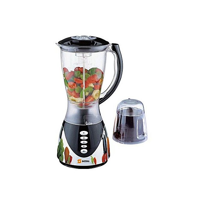 Sayona SB-606 Blender with Mill/Grinder – Black
