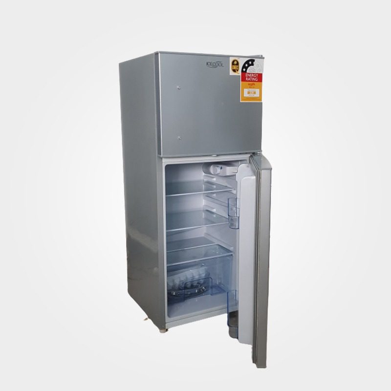 ICECOOL BCD-138 Fridge - 138 Litres - Silver. - Image 5