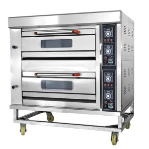 Gas Oven Double Deck 4 trays