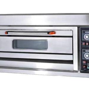 Gas oven single deck double tray