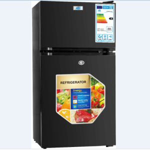 ADH 120litres black clour double door