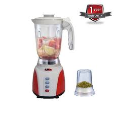 Electro Masters EM-BL-1359 Superficient Electric Blender With Grinder Mill - White,Red