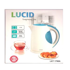LUCID 1.7 LITRE PLASTIC KETTLE WHITE