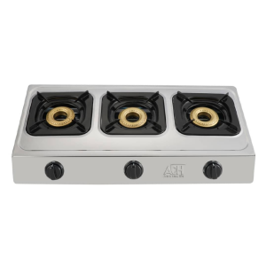 ADH Metallic 3 Gas Burner Stove