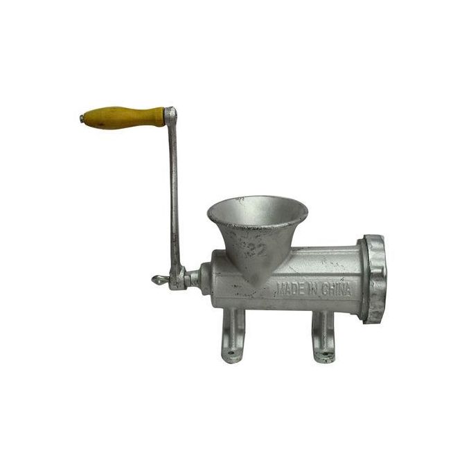Hand Operated Meat Mincer Size 8 Silver