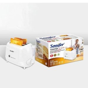 Sonifer 2 slice household bread toaster