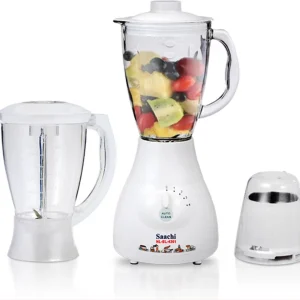 Saachi 3 In 1 Blender NL-BL-4361-WH With Auto-Clean Capability-White